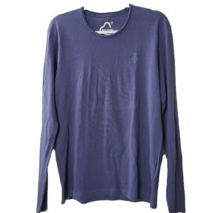 Being Human men's blue crewneck long sleeve shirt, Size M